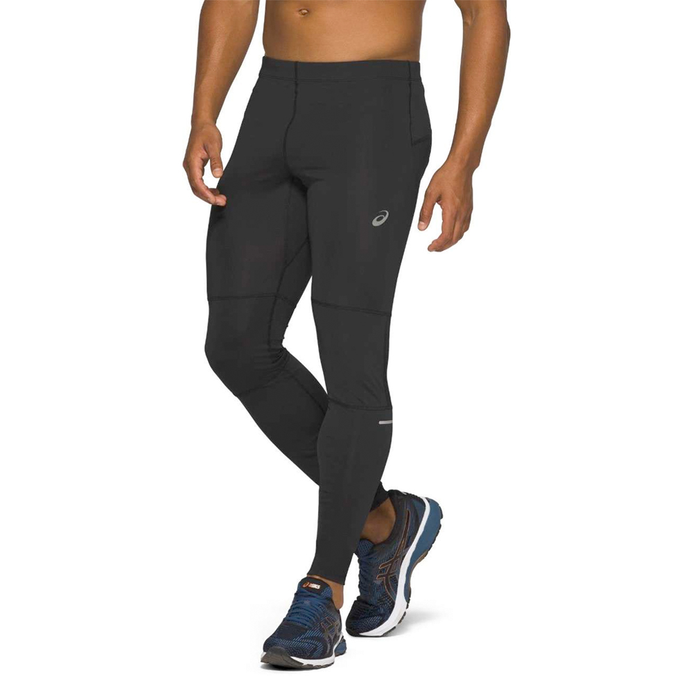 Asics lange tight Race kopen Heren Zwart