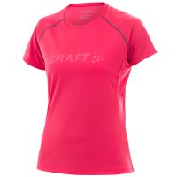 Craft shirt korte mouw Active roze dames (foto 1)