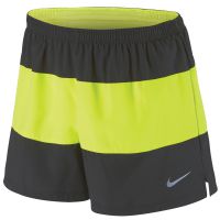 Nike short 4inch Colorblock grijs/neon geel heren