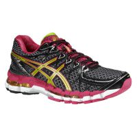 Asics Gel Kayano 20 zwart/lime/roze dames (foto 1)