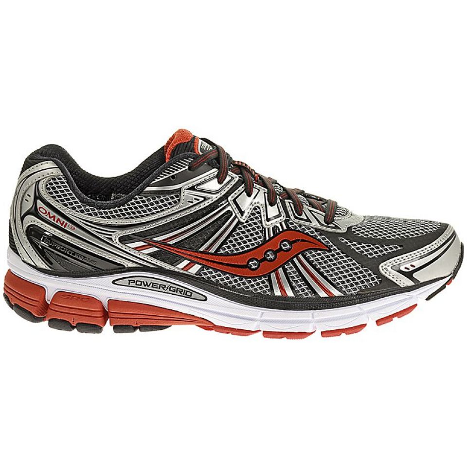 Saucony Omni 13 zilver/zwart/rood heren (foto 1)