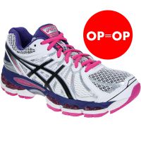 Asics Gel Nimbus 15 wit/roze/paars dames (foto 1)