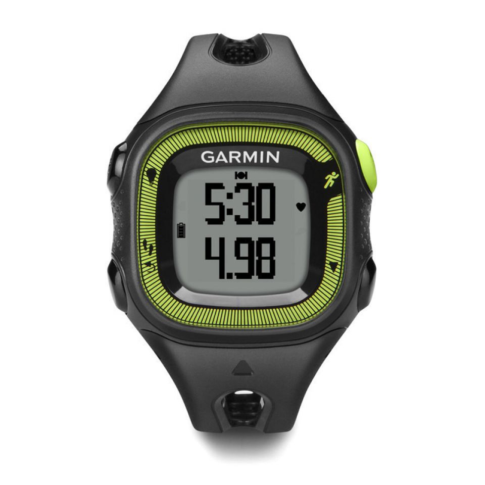 Garmin Forerunner 15 GPS + Hartslagmeter zwart-neon groen (foto 1)