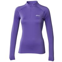 Asics shirt lange mouw winter Ess. 1/2 zip Violet Purple dames