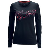 Björn Borg shirt lange mouw Wonne zwart/roze dames (foto 1)