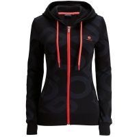 Björn Borg shirt lange mouw Maddox full zip hoody zwart dames (foto 1)