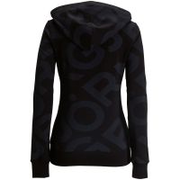 sweat met volledige rits, capuchon en logo print (foto 2)
