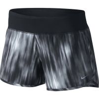 Nike short 4inch Rival zwart/grijze print dames (foto 1)