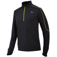 Saucony shirt lange mouw winter Drylete zwart heren