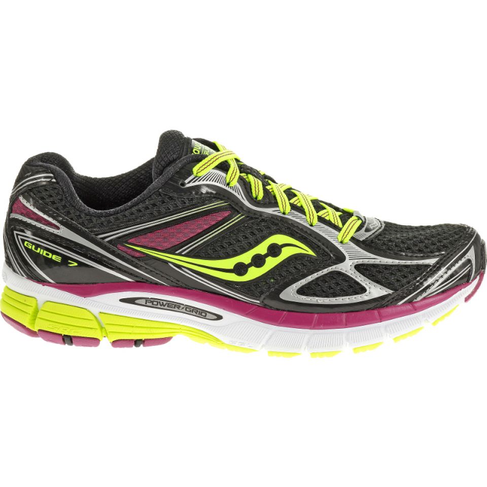 Saucony Guide 7 zwart/berry dames dames (foto 1)