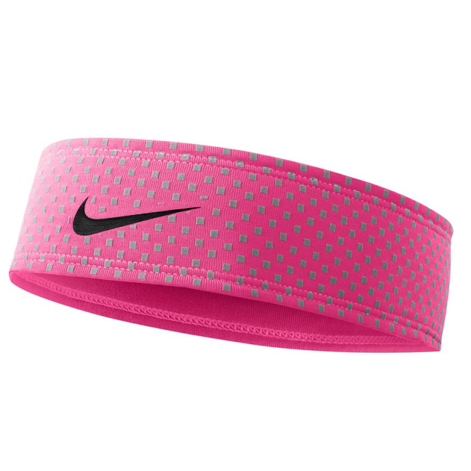 Nike hoofdband Dri-Fit 360 pink/black dames (foto 1)