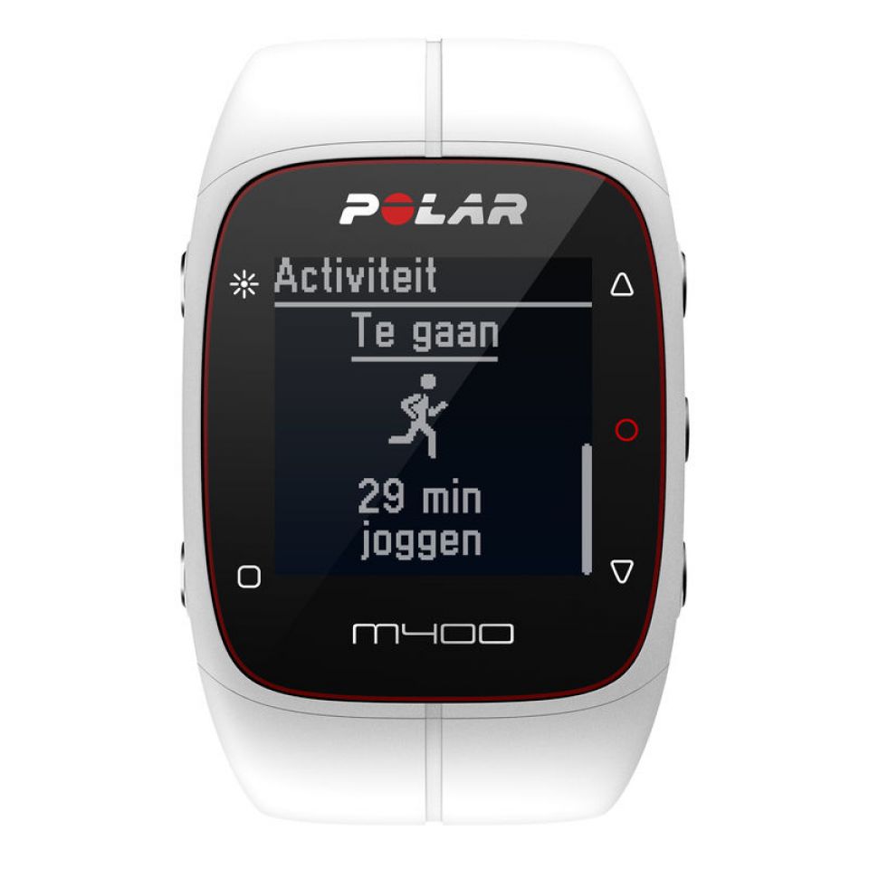 tandarts brandstof versneller Polar M400 GPS met hartslagmeter wit kopen