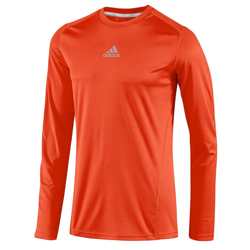 Verdienen Kruiden Ruwe olie Adidas shirt lange mouw SQ CCRUN rood heren kopen – Heren