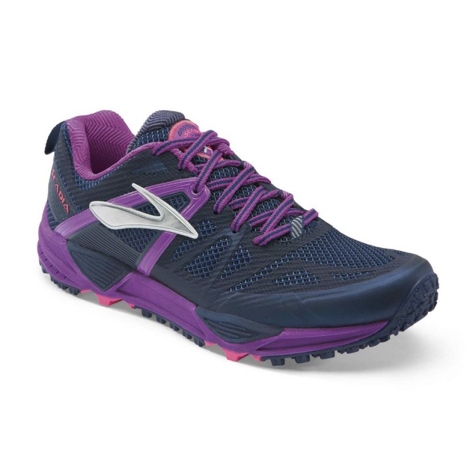 Brooks Cascadia paars/navy dames (foto 1)