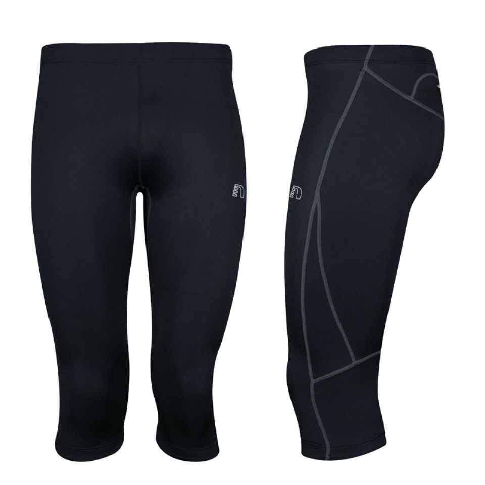 Newline driekwart broek Base Dry N Comfort zwart heren (foto 1)