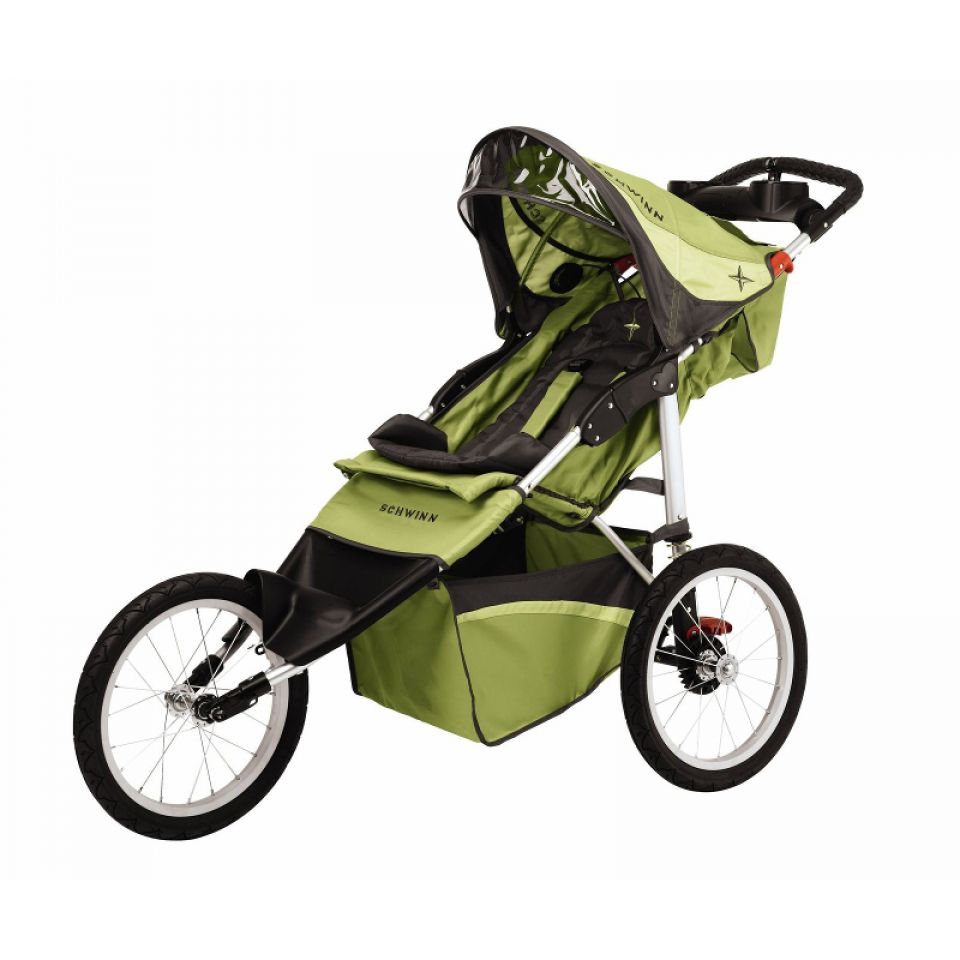 Schwinn babyjogger Arrow Jogger groen/grijs (foto 1)