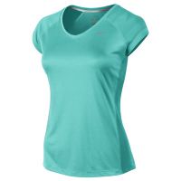 Active panther sandy solid top in de kleur zwart, Training Top dames