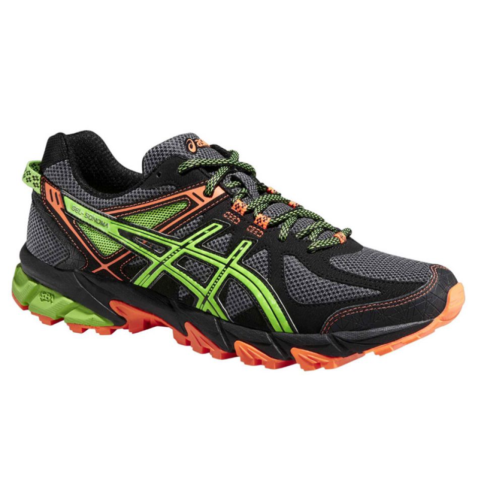 Asics Gel Sonoma black/gecko green heren (foto 1)