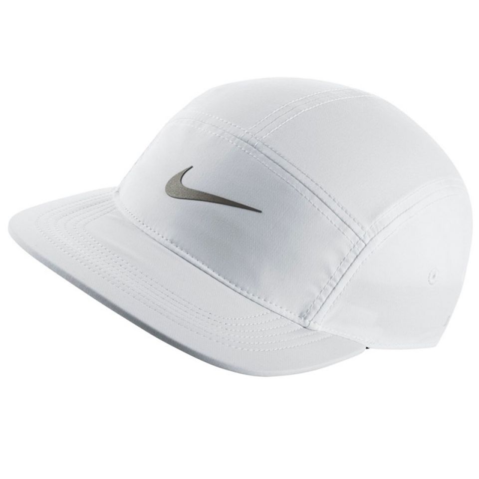 Nike cap running white/black uni (foto 1)