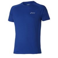 Asics shirt korte mouw Running blauw heren (foto 1)