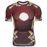 Under Armour shirt korte mouw compressie Ironman print heren (foto 1)
