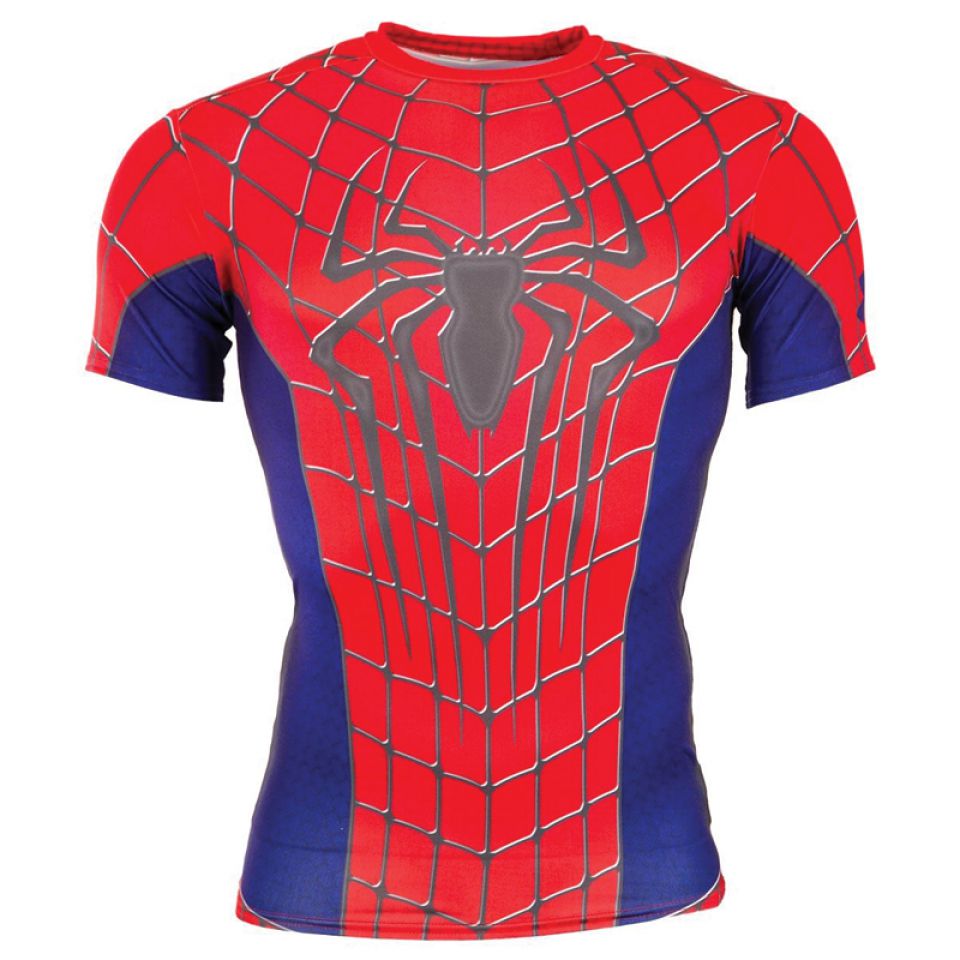 Under shirt korte mouw compressie Spiderman print kopen – Heren