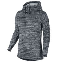 Nike shirt lange mouw winter hoodie Pro Hyperwarm print black/white dames (foto 1)