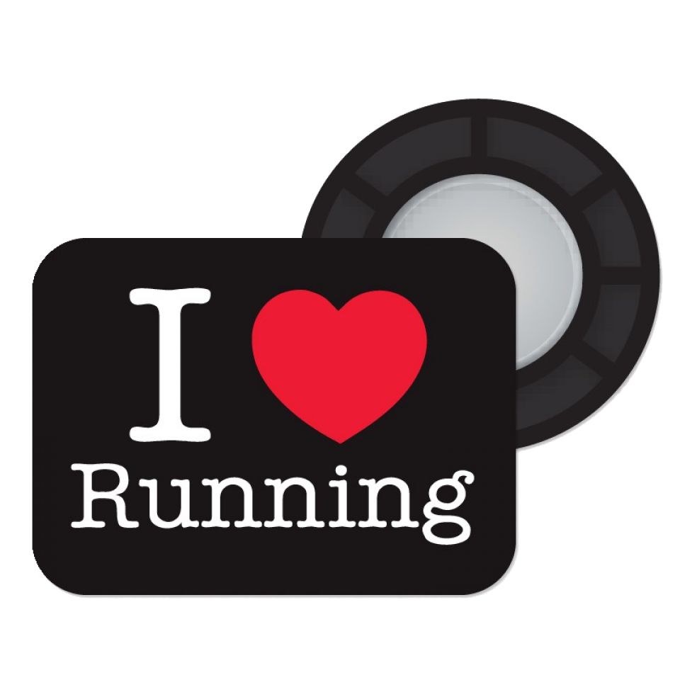 Rademakers Bibbit I Love Running zwart (foto 1)