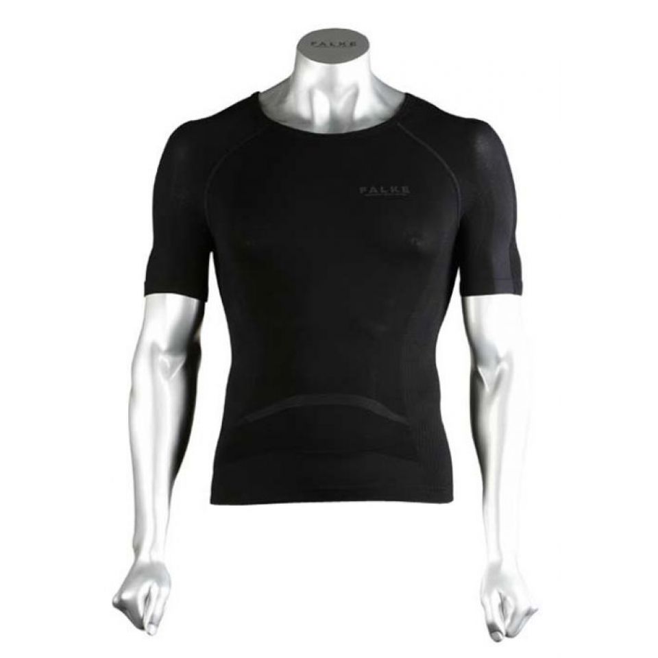 Falke shirt korte mouw Athletic Running fit shirt zwart heren (foto 1)