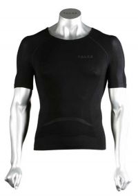Falke shirt korte mouw Athletic Running fit shirt zwart heren