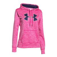 Under Armour shirt lange mouw winter hoodie Storm rebel pink dames (foto 1)