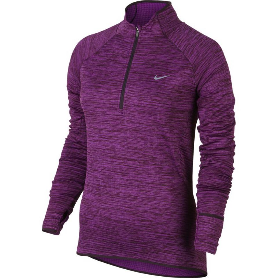 Nike shirt lange mouw winter 1/2 zip Sphere noble purple dames kopen – Dames