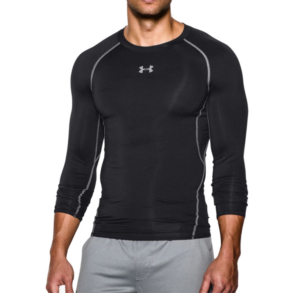 hoop In beweging Herinnering Under Armour shirt lange mouw HG Compressie black heren kopen – Heren