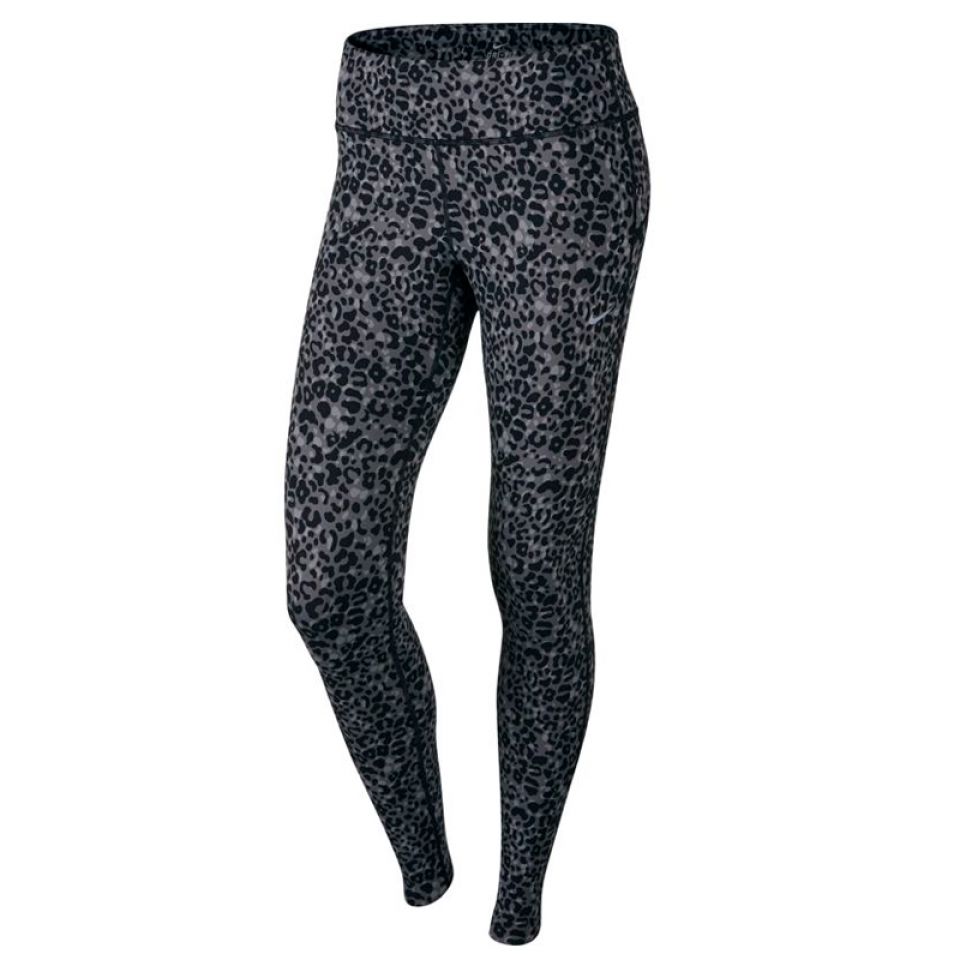 Nike lange tight Lotus Epic Run black/grey dames (foto 1)