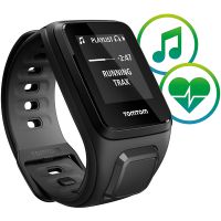 TomTom Runner 2 Cardio+Music-BT headphone GPS-sporthorloge zwart small (foto 1)
