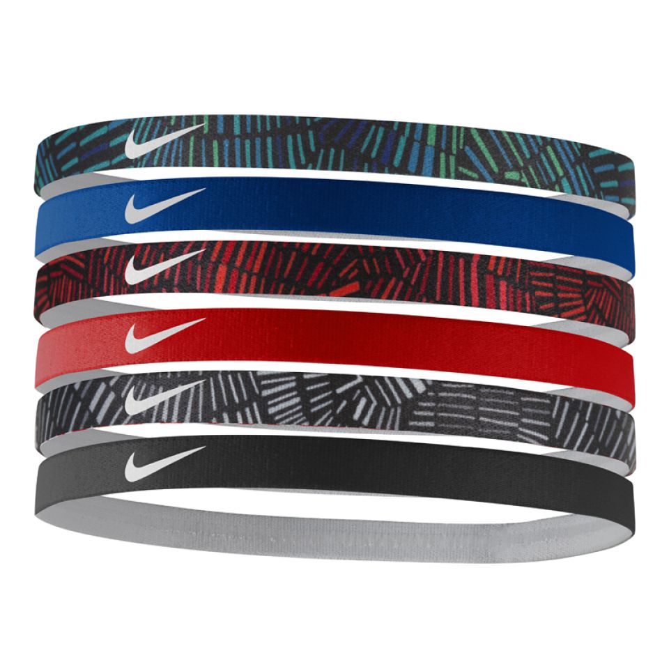 Nike haarband Printed 6 pack assorted dames (foto 1)