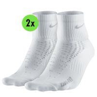 Nike sok Anti-Blister quarter 2 paar white uni