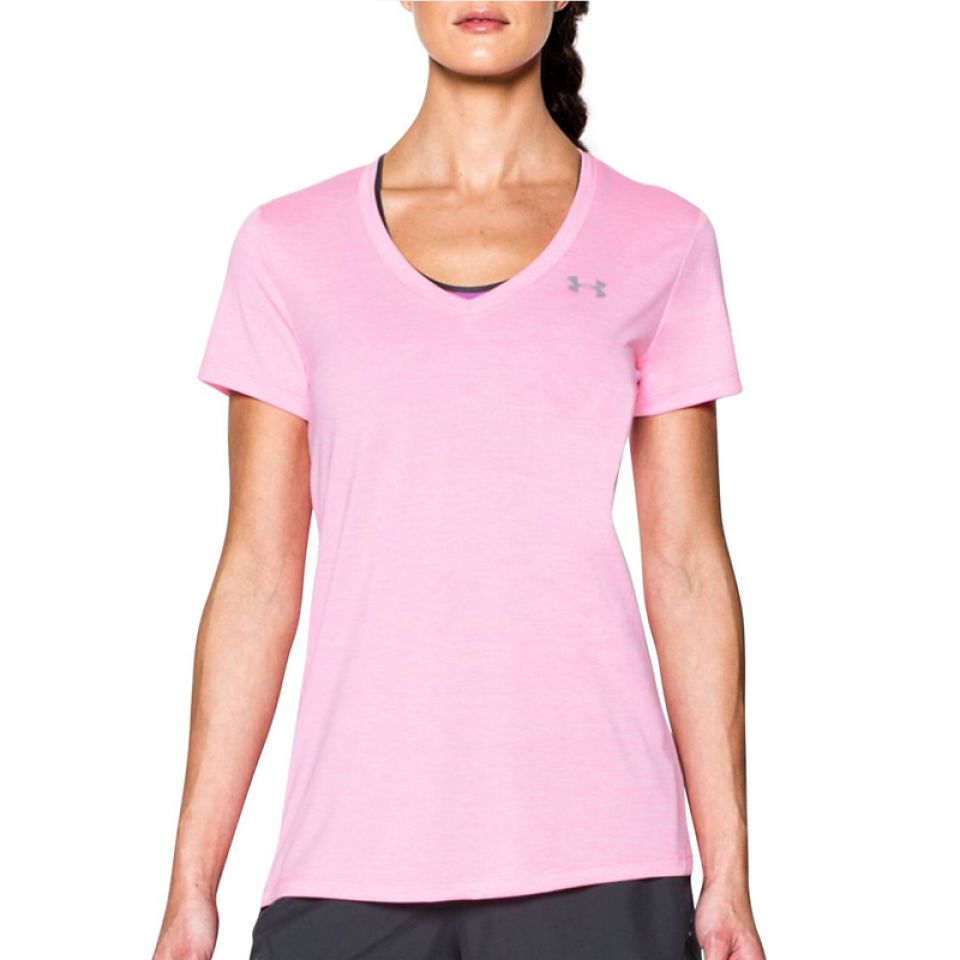 Under Armour shirt korte mouw Tech pink dames (foto 1)