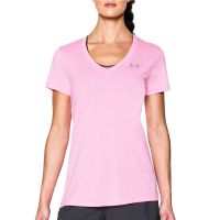 Under Armour shirt korte mouw Tech pink dames