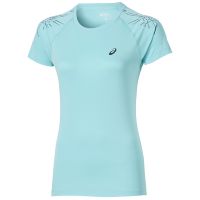 Asics shirt korte mouw Stripe turquoise dames (foto 1)