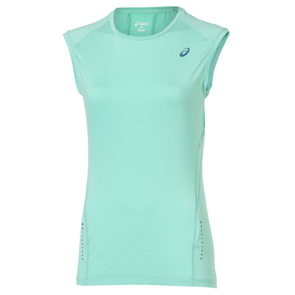Asics sleeveless Top turquoise dames (foto 1)