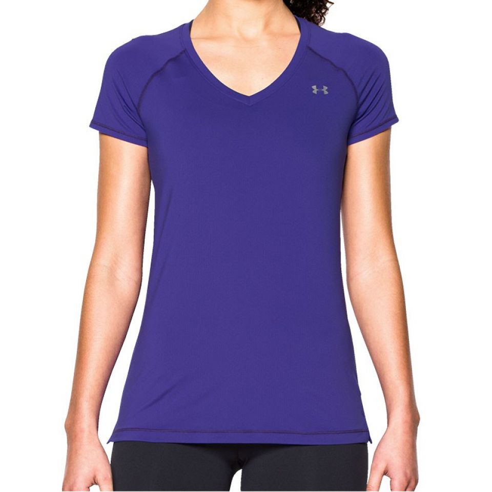 subtiel pop kern Under Armour shirt korte mouw HeatGear purple dames kopen – Dames