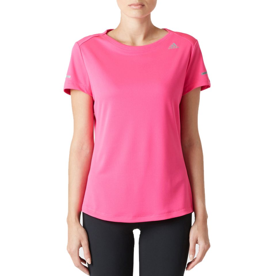 Adidas shirt korte mouw Run pink dames (foto 1)