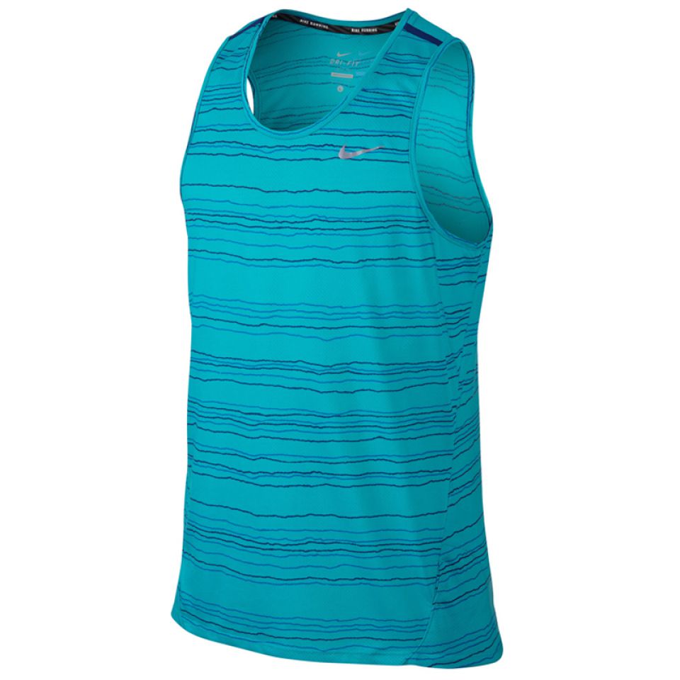 Nike singlet Tailwind Cool aqua heren (foto 1)