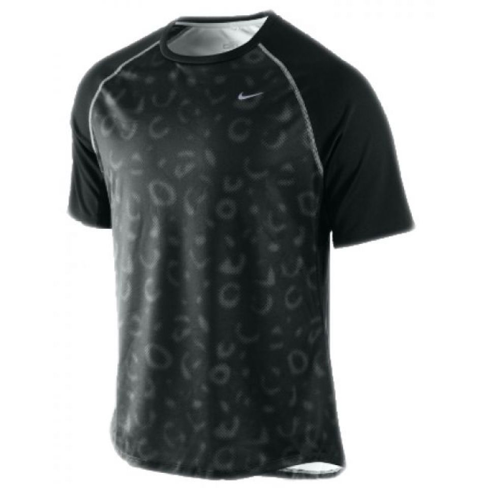 Nike Shirt k/m dri-fit cougar zwart heren (foto 1)