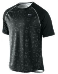 Nike Shirt k/m dri-fit cougar zwart heren