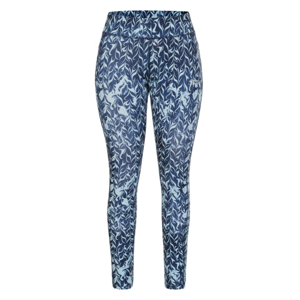 Li-ning lange tight printed Janina mint dames (foto 1)
