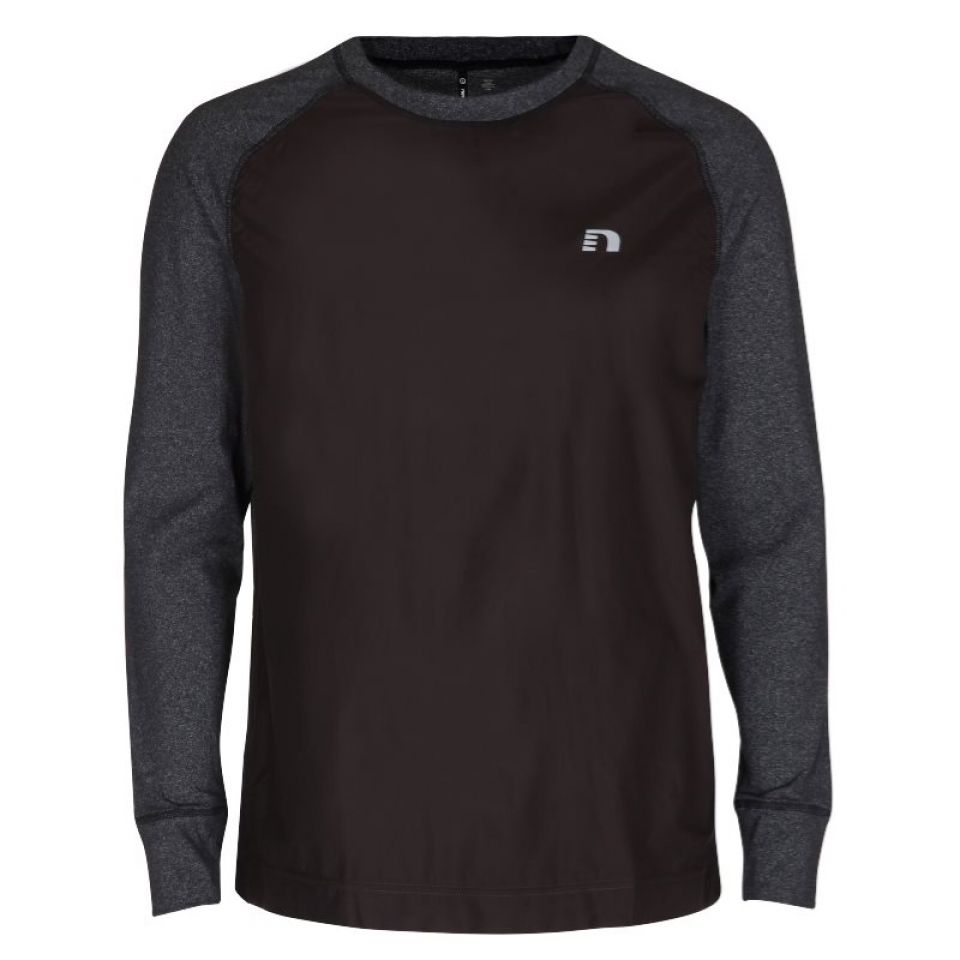 Newline shirt lange mouw windbreaker Imotion black heren (foto 1)
