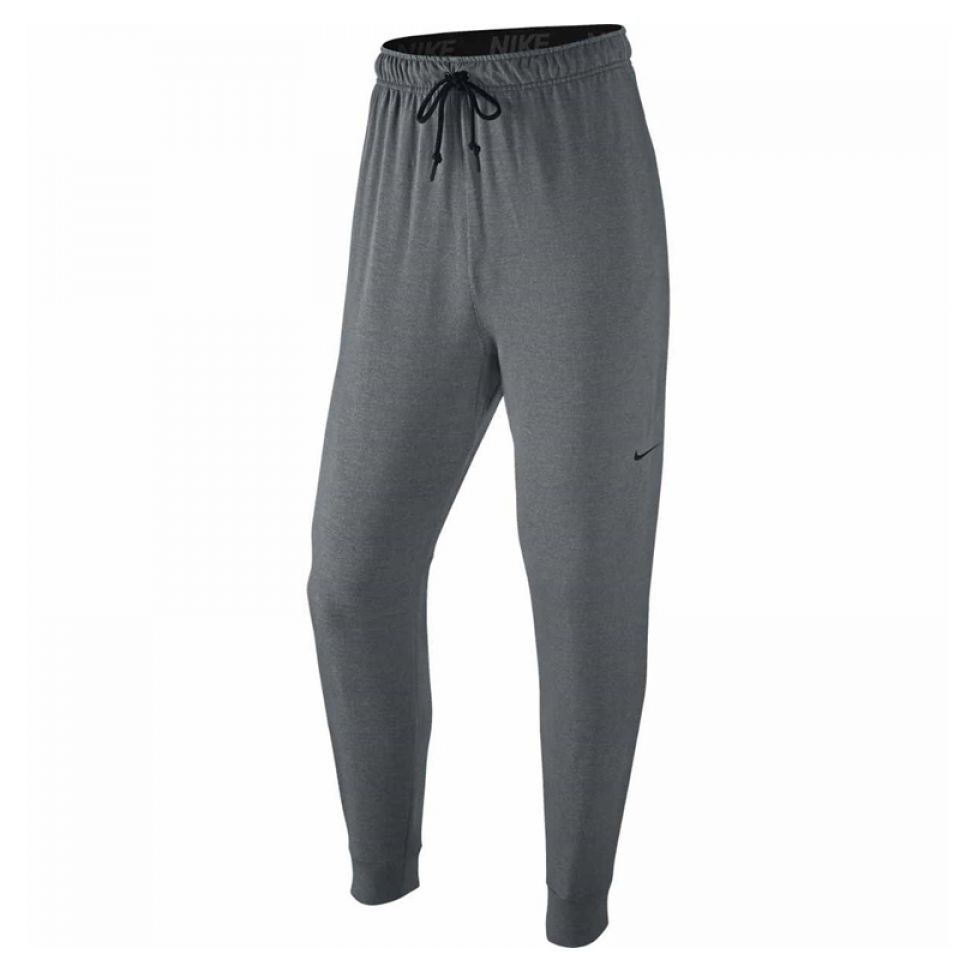 Nike pant Dri-Fit training fleece grey heren (foto 1)