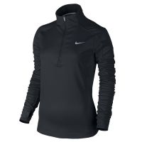 Nike shirt lange mouw winter 1/2 zip black dames (foto 1)